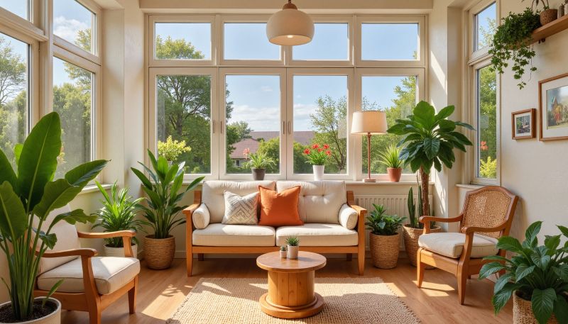Sunroom Interior Views